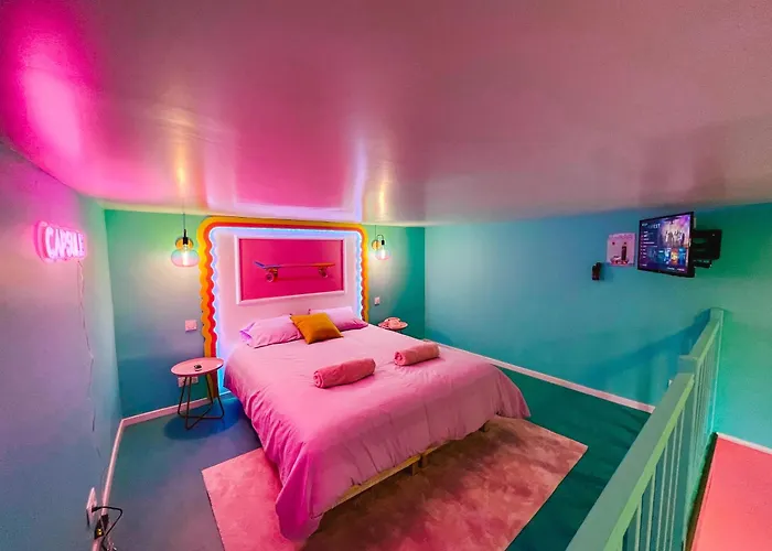 Funky House Spa - Jacuzzi - Salle De Cinema & Netflix - Billard - Nintendo Switch & Jeux