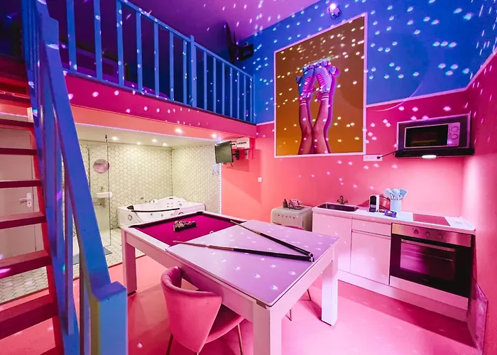 Funky House Spa - Jacuzzi - Salle De Cinema & Netflix - Billard - Nintendo Switch & Jeux